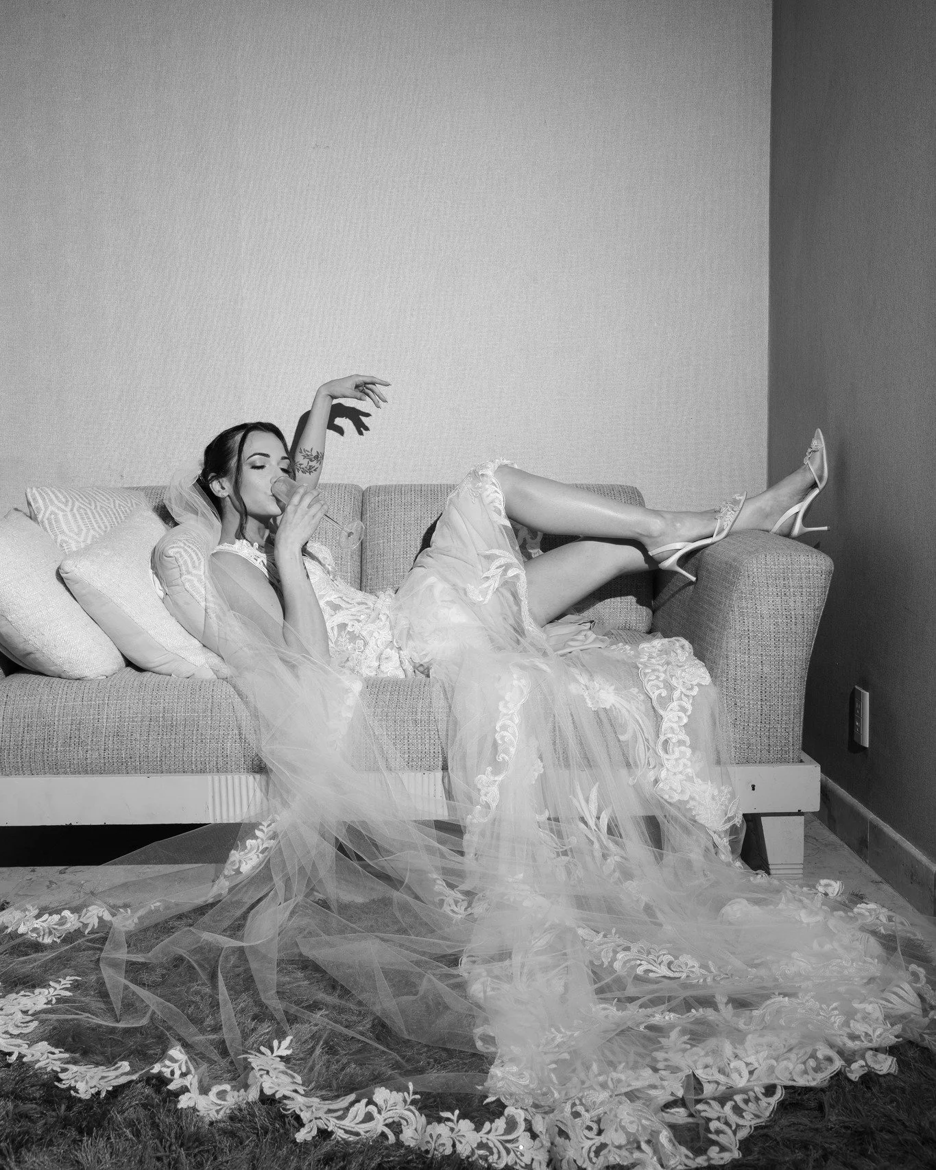 Veronica said yes early on and knew she had to come back for that dress. Getting to watch her plans come together from the very beginning made it all the more special. We&rsquo;re so happy she found her way back to us, wishing you such a beautiful ma