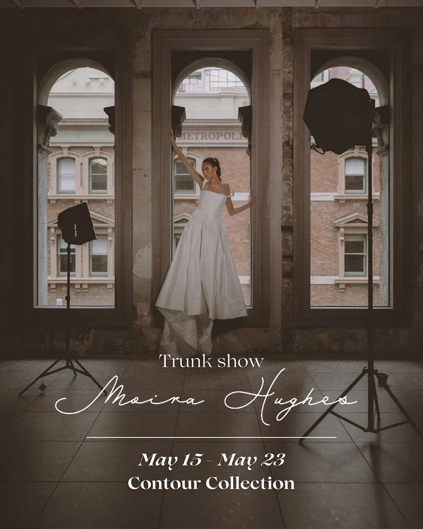 Moira Hughes Trunk Show! Starting May 15th through May 23th, we&rsquo;re so excited to host this exclusive event featuring their newest collection: Contour, including their signature gowns and veils.

#SayYesToTheDress #New #princetonbridal #weddingi