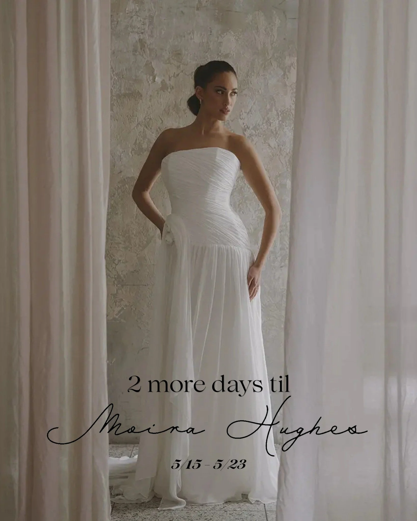 2 more days til Moira Hughes, 5/15-5/23!

#SayYesToTheDress #New #princetonbridal #weddinginspo #bridal #Princeton #love