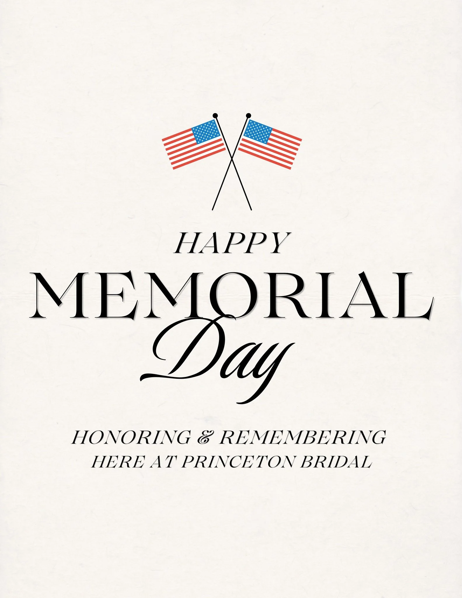 Wishing everyone a relaxing Memorial Day weekend! Grateful for this season, our brides, and time spent with the people we love most.

#SayYesToTheDress #New #princetonbridal #weddinginspo #bridal #Princeton #love
