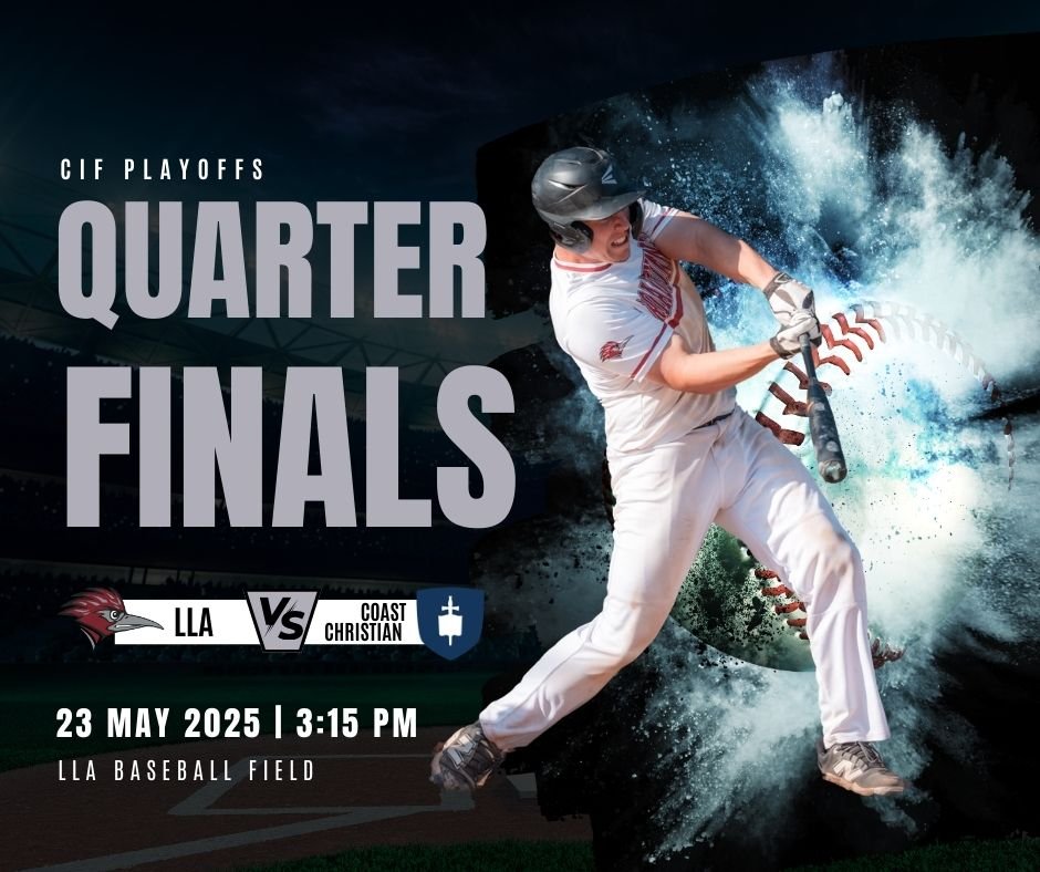Come out and support our Roadrunners in their Quarter Final Matchup, Friday May 23, at 3:15pm. We will be offering Pizza and Soda for the first 40 students who attend!