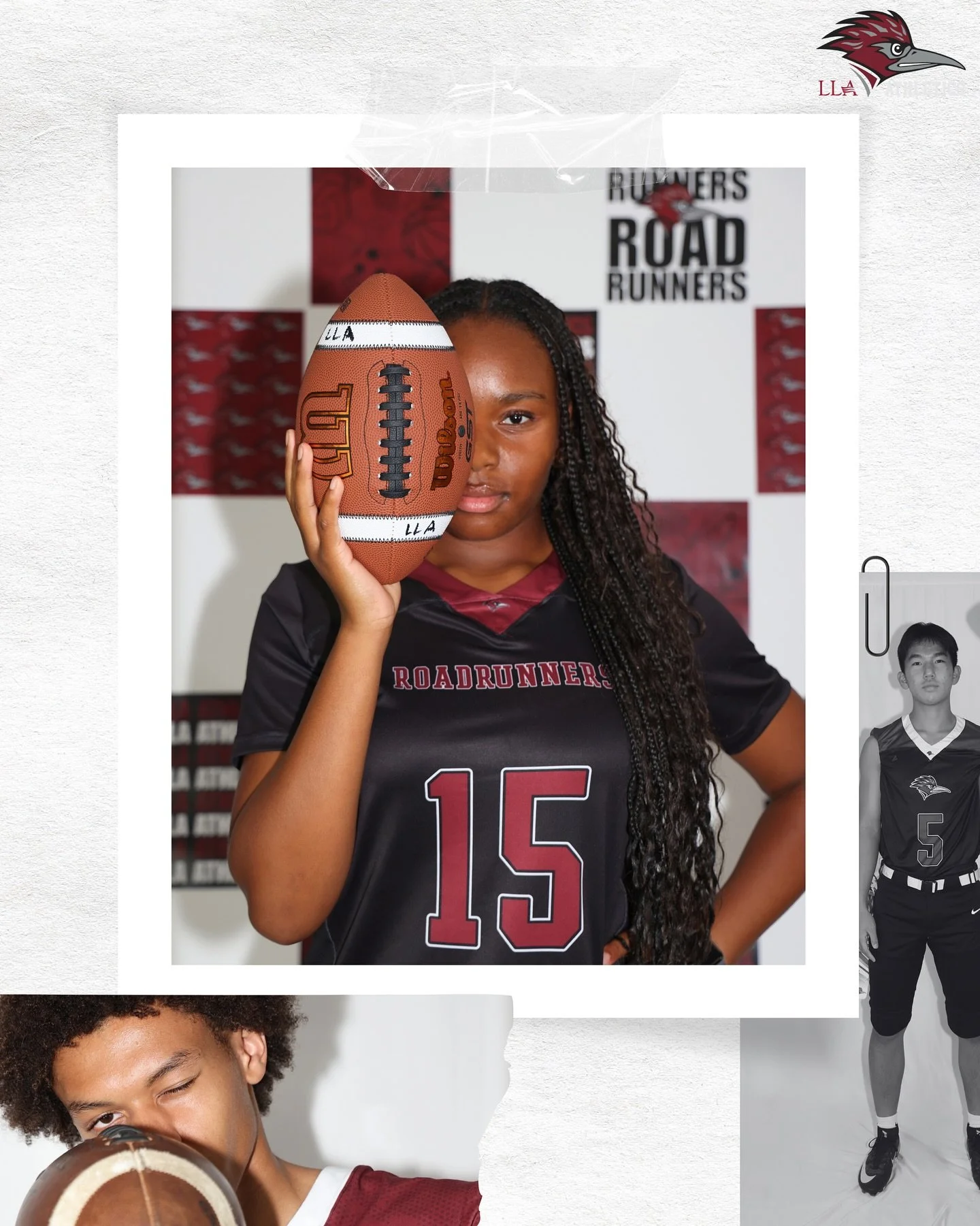 HS boys &amp; girls media day 2025 sneak peak! More photos coming soon&hellip; 
📸: @jwright_artt @jen.el.s @adamj67_ 
&bull;
#lla #llaathletics #lomalinda #flagfootball