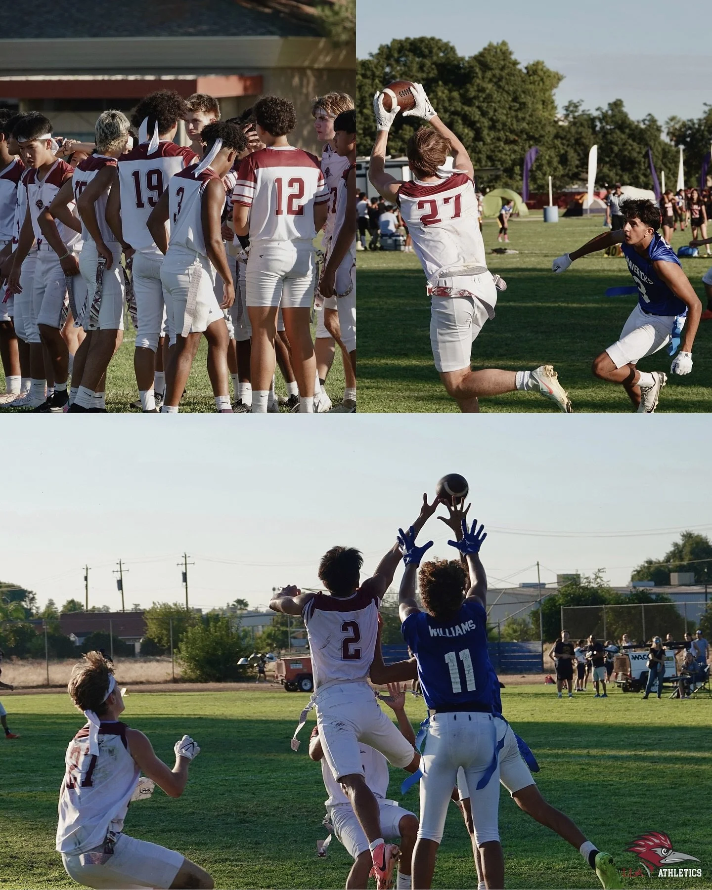 HS boys flag football games tonight and tomorrow will be streamed thru huddl! 

Tonight at 10:55pm | Tomorrow 8:10am
&bull;
Go check it out at: Fan.hudl.com/lla