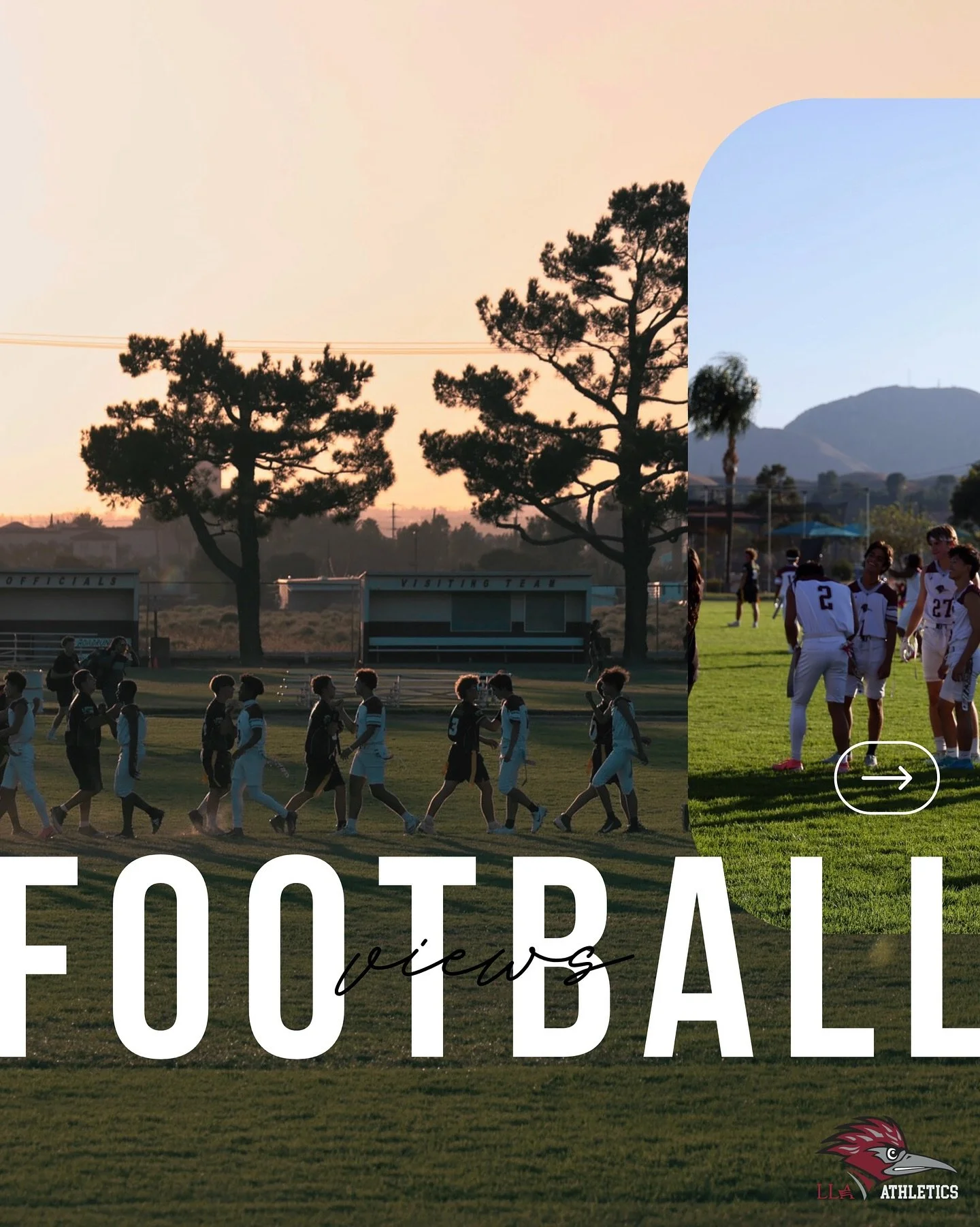 View from this weeks game&hellip;
#lla #llaathletics #lomalinda #flagfootball 
&bull;
📸: @jen.el.s 
💻: @jordynnn_wright