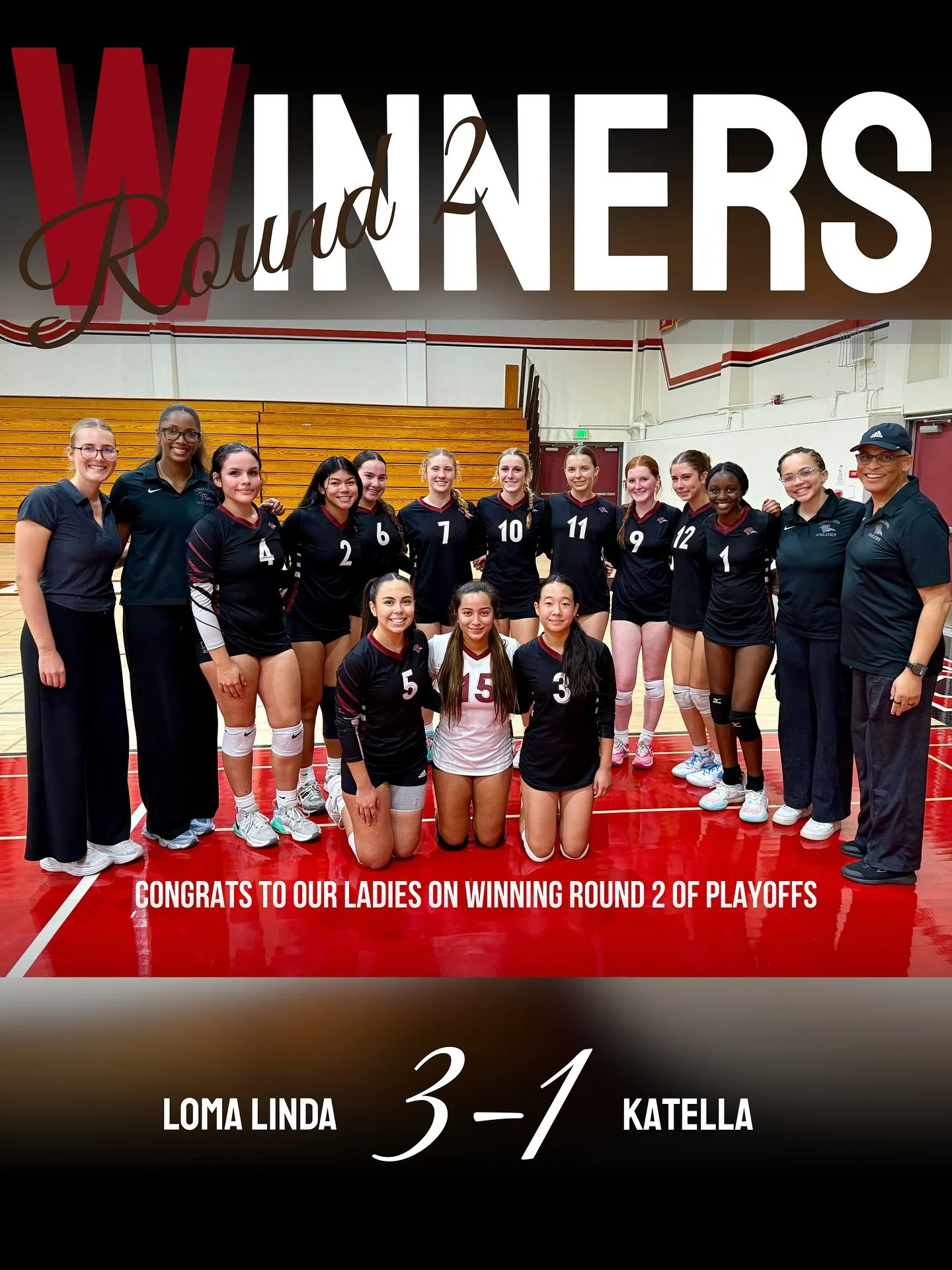 Congrats to our girls varsity volleyball team on winning their round two of playoffs! Next up Quarter Finals this Wednesday (October 29th) at 6PM against Paramount. Address down below⬇️ !
14429 Downey Ave, Paramount, CA 90723
•
#lla #llaathleti