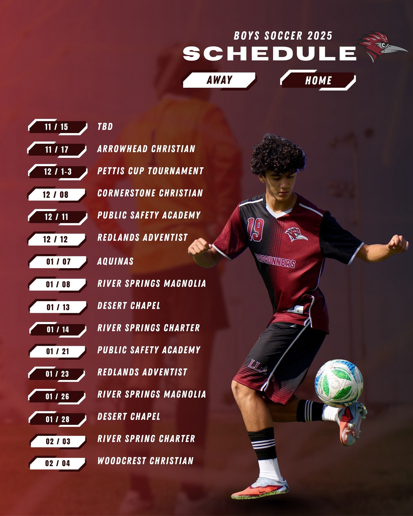 Soccer schedule is live ⚽️. Winter season is officially on!

Stay up to date on dates, times and locations of games on our website: llaathletics.org
#lla #llaathletics #soccer #winterszn #lomalinda