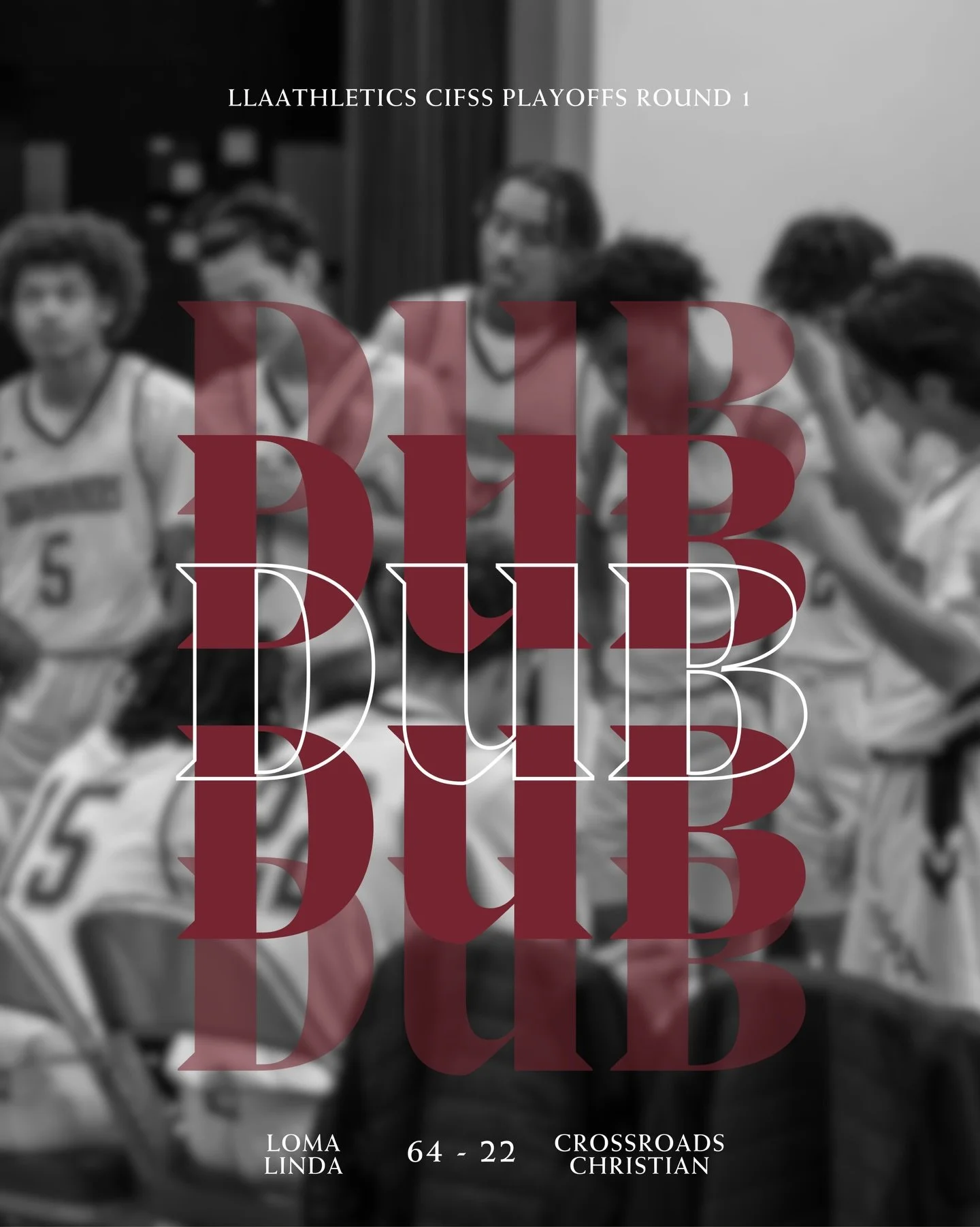 Congrats to our loma boys!! Round 2 info coming soon&hellip;
&bull;
#llaathletics #adventisthoops 
#basketball #playoffs 
#cifss