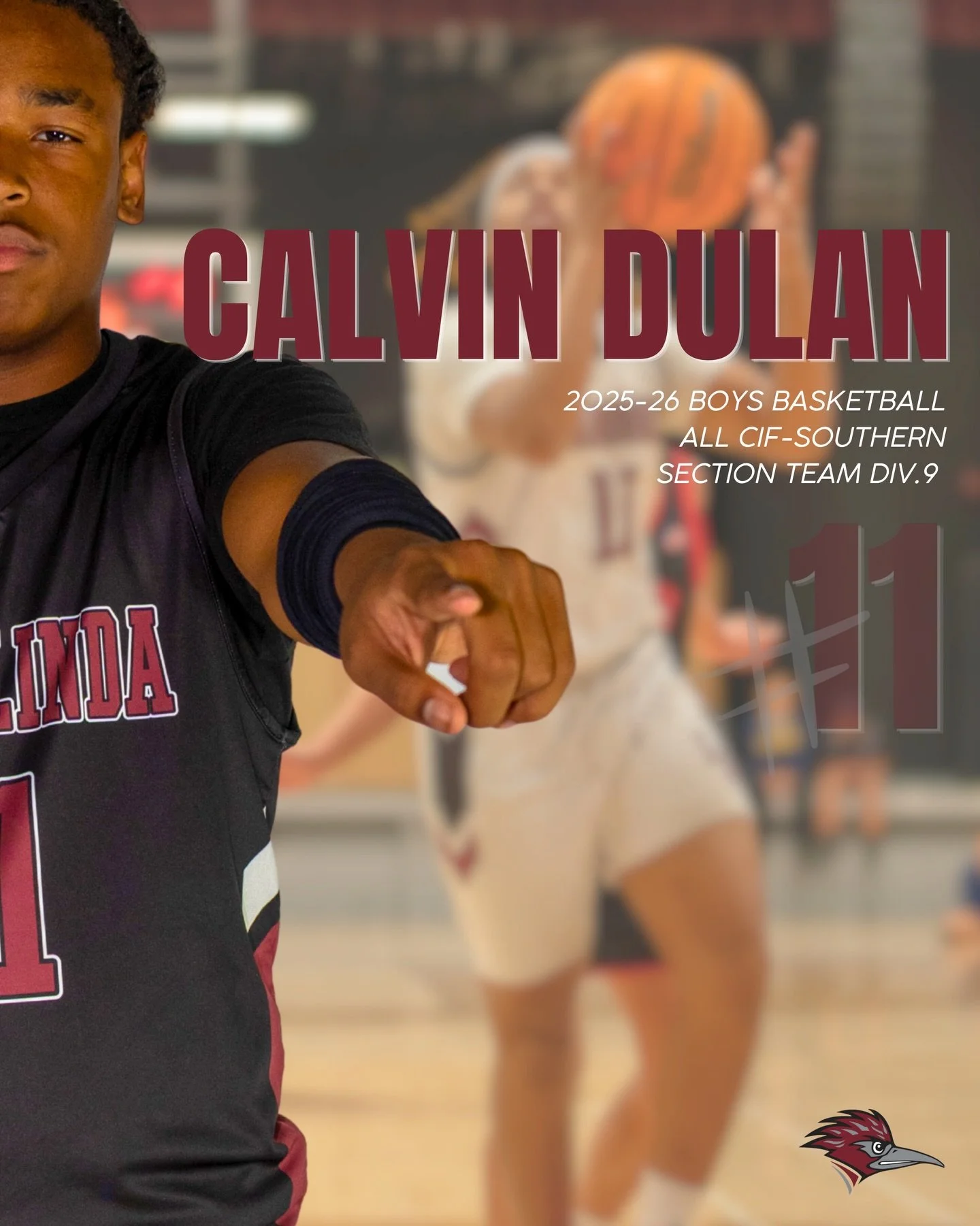 CONGRATS TO SENIOR CALVIN DULAN🏀!

We want to take a moment to highlight &amp; congratulate Calvin on his hard work and huge accomplishment. Calvin has been selected to the 2025-26 Boys Basketball All CIF-Southern Section Team for Division 9. Calvin