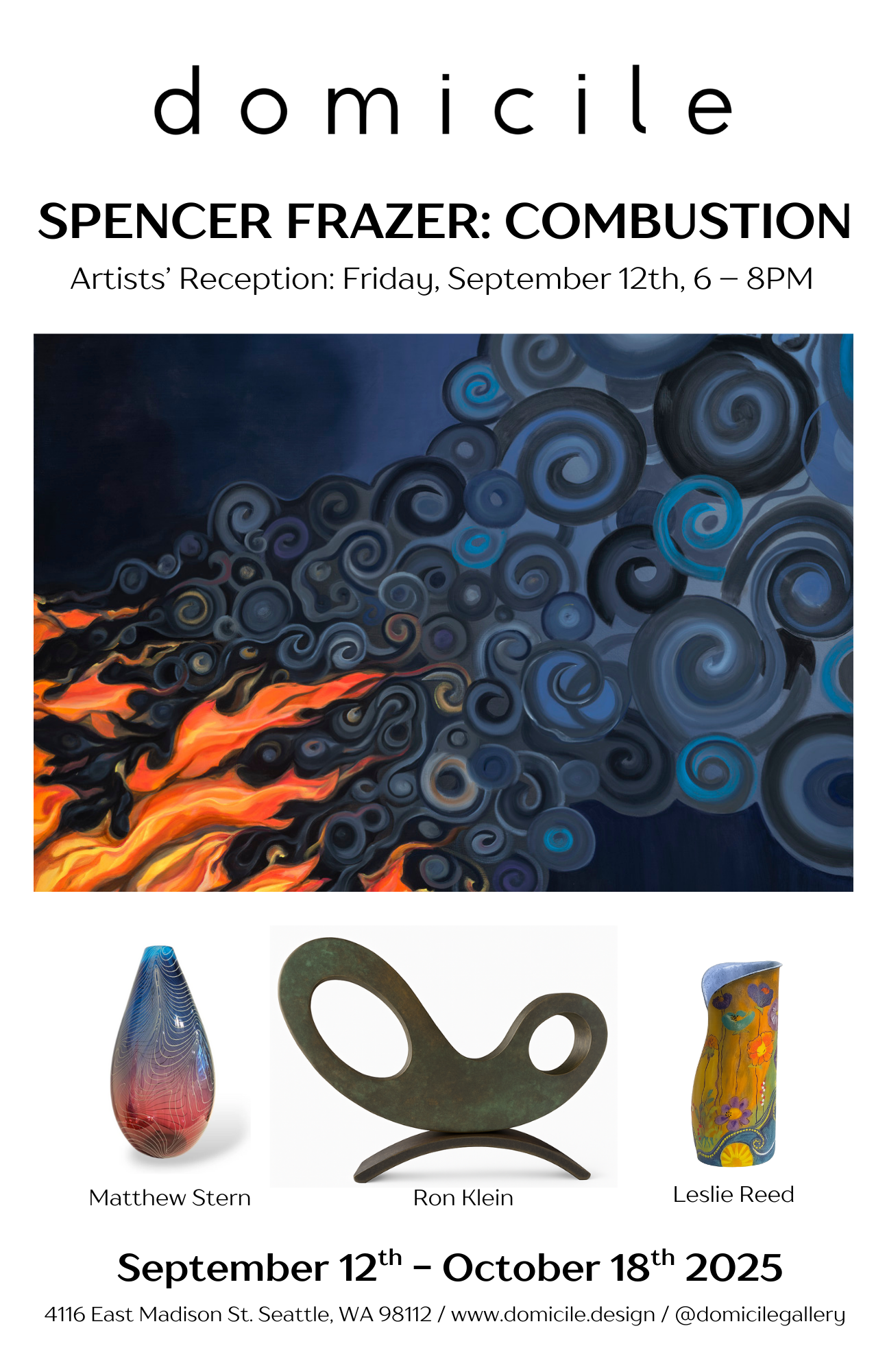 Artist Exhibition of Spencer Frazer: Combustion