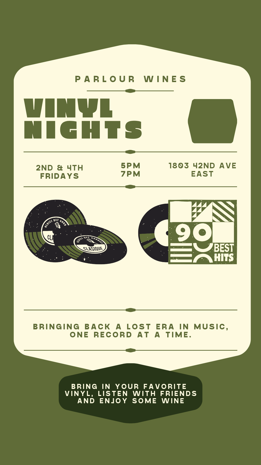 Vinyl Night at Parlour Wines