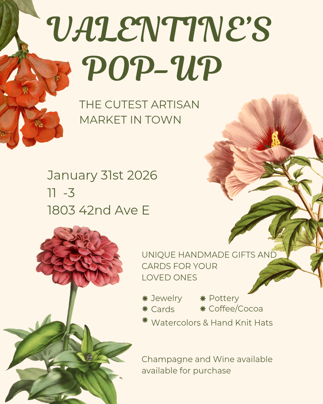 Valentine's Pop Up at Parlour