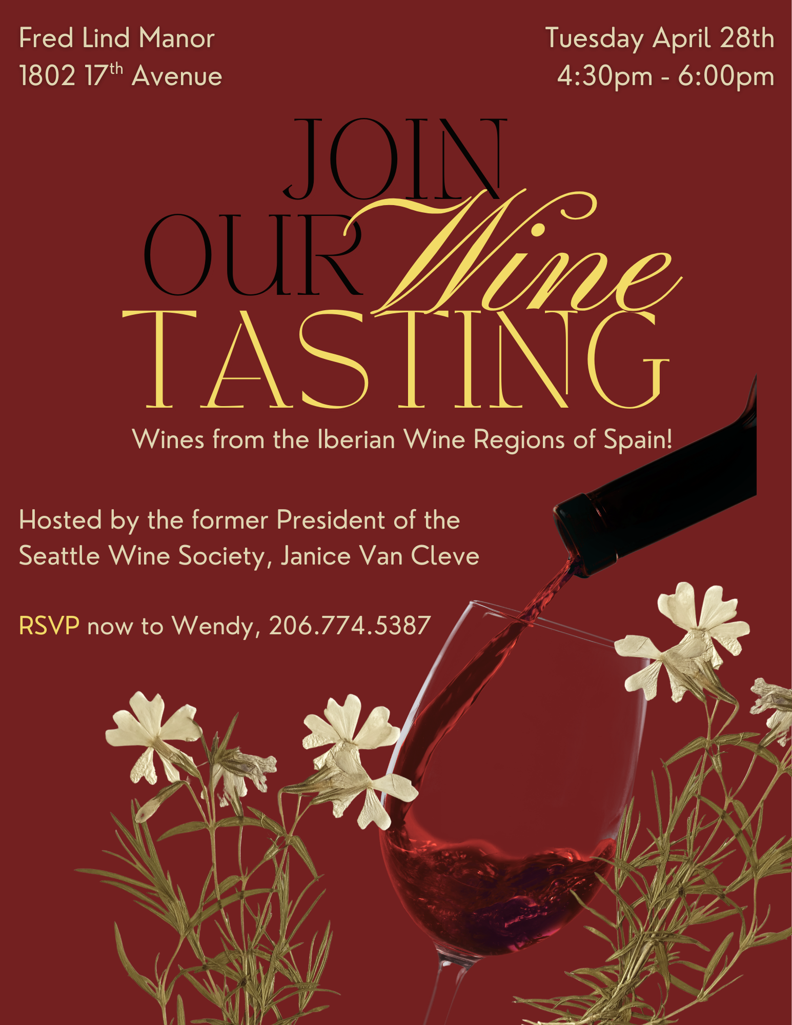 Fred Lind Manor Wine Tasting