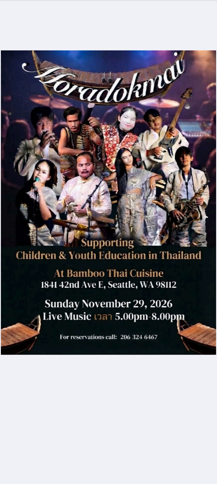 Live Music at Bamboo Thai