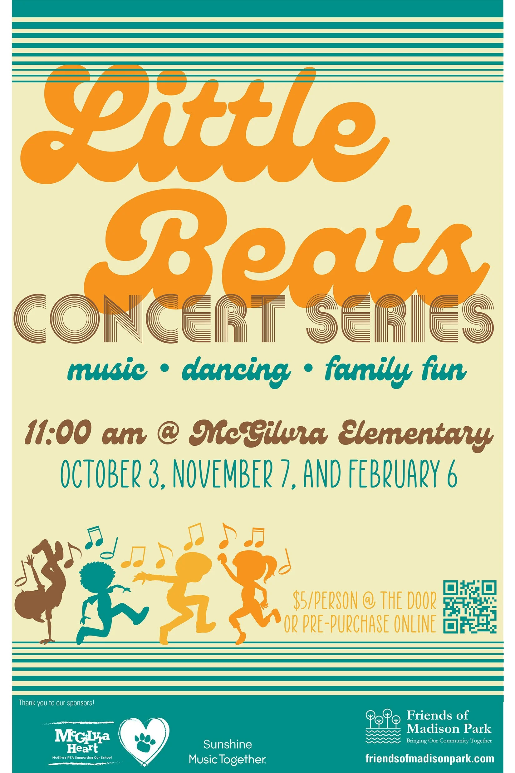 little beats concert series in madison park poster