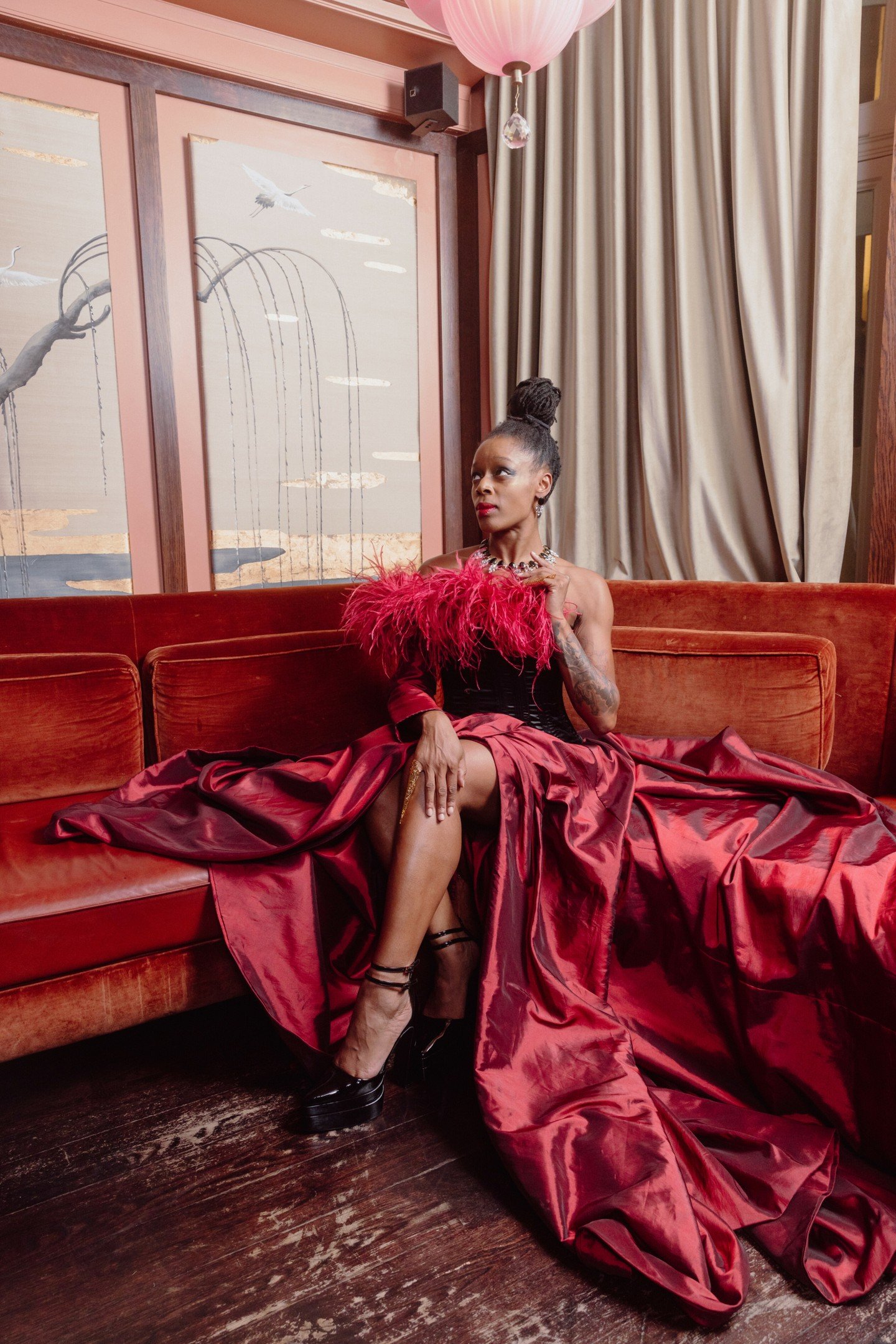 Music meets couture.

A bespoke Bunny Rumble gown created for @blackrabbitprojects to be worn by a DJ whose presence is as powerful as her sound.

Bunny Rumble not only dresses you, but dresses your guests and your artists, turning your everyday into