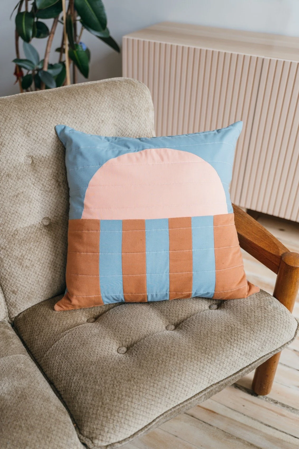 Kit de couture - Coussin courtepointe