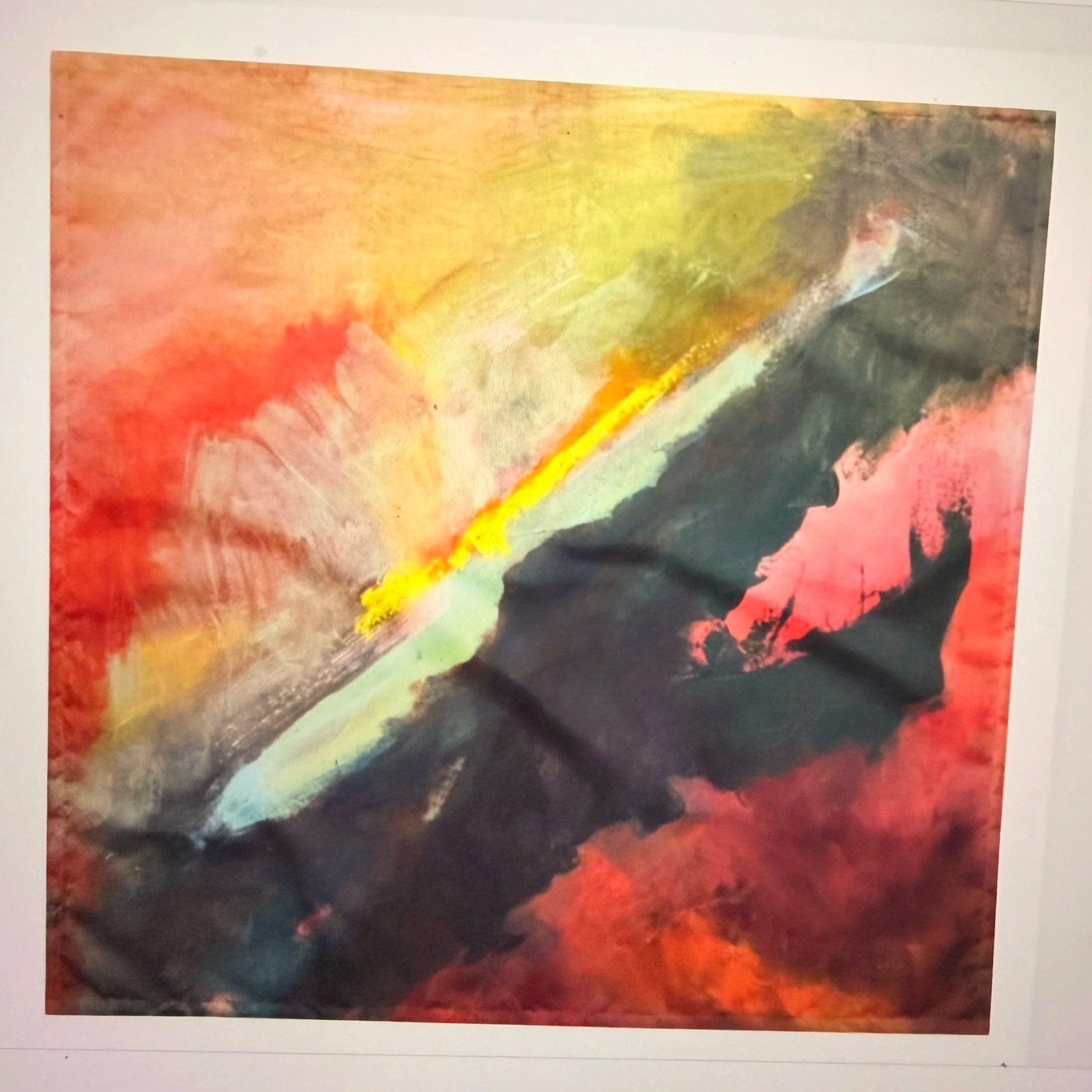 Small Square Kerchief Chiffon Scarf