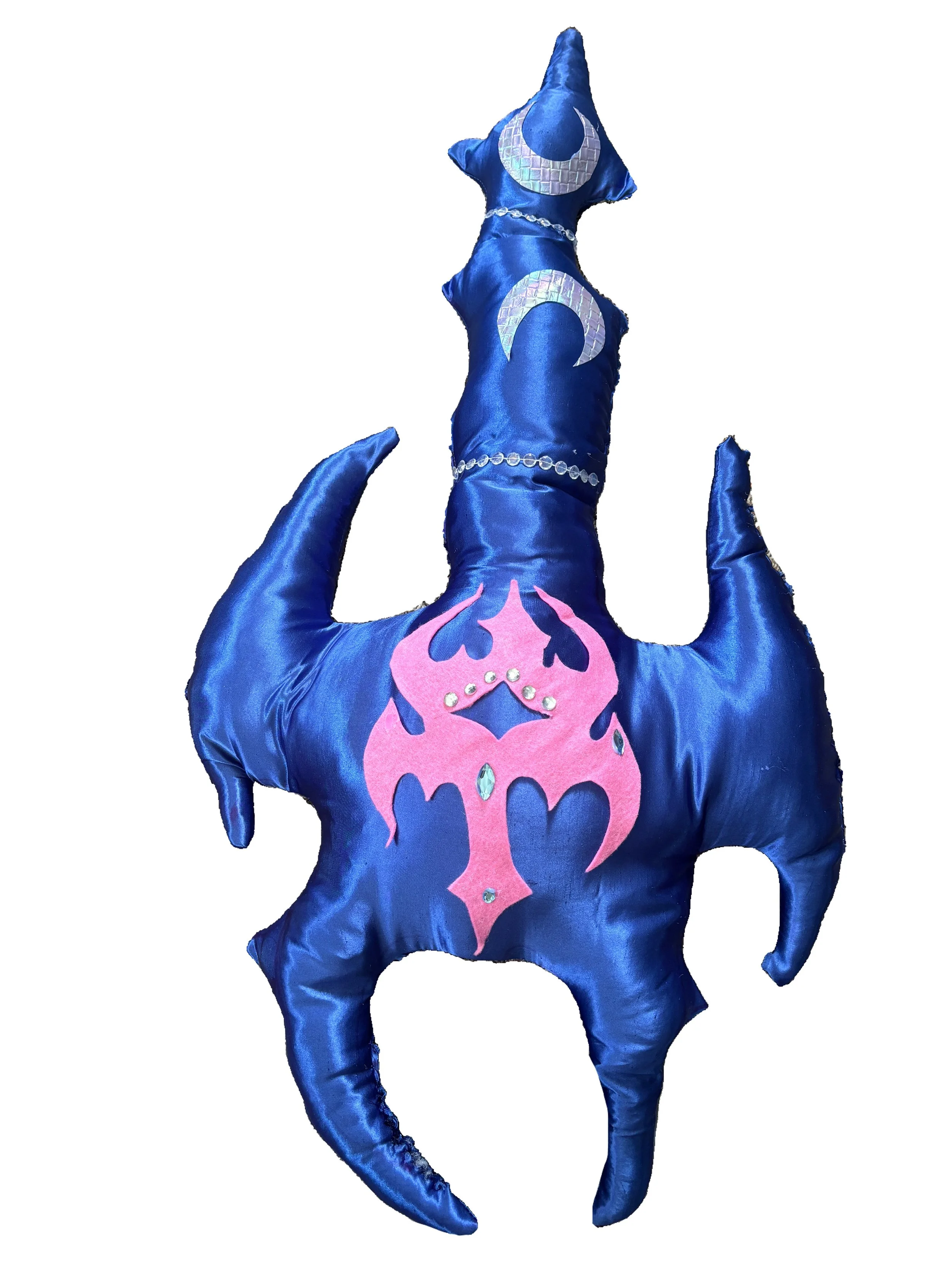 forbidden memory wand blue plush soft sculpture (30" tall)