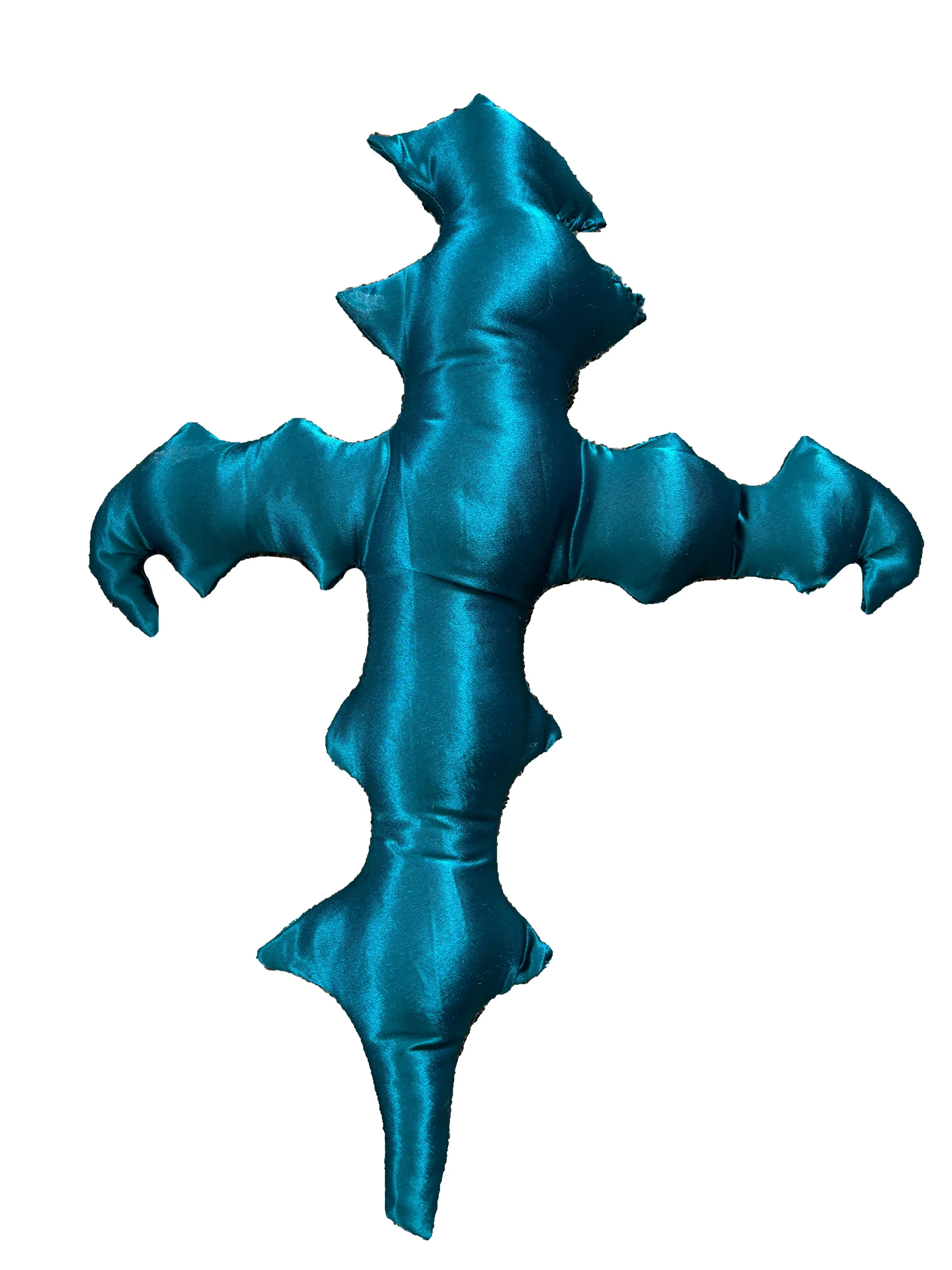 garden scimitar green plush soft sculpture (12" tall)