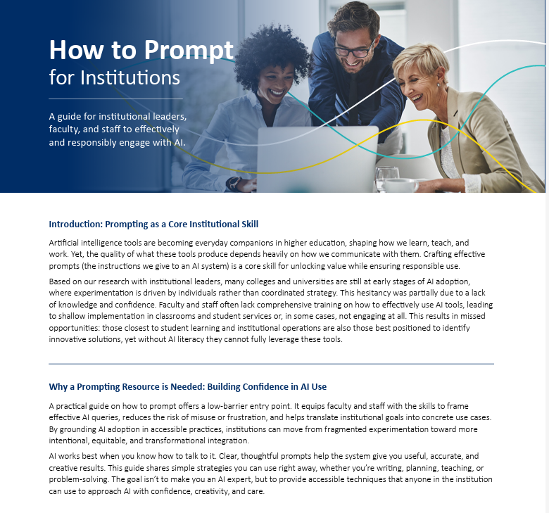 Tool: AI Prompting Guide