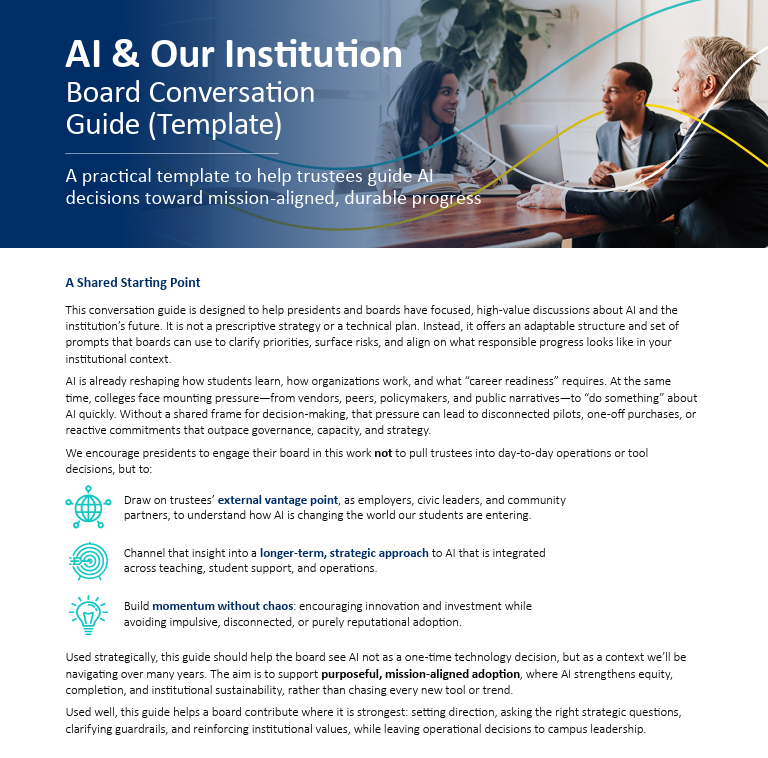 Tool: Board Conversation Guide
