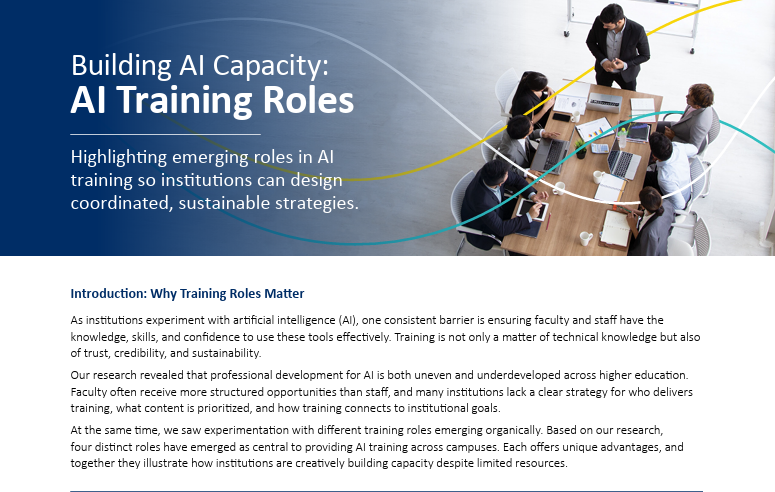 Tool: AI Training Roles