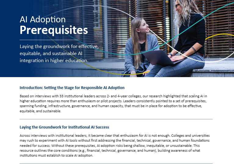 Brief: AI Adoption Prerequisites