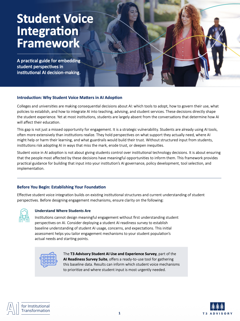 Students Are Already Making AI Decisions. Are You Listening?