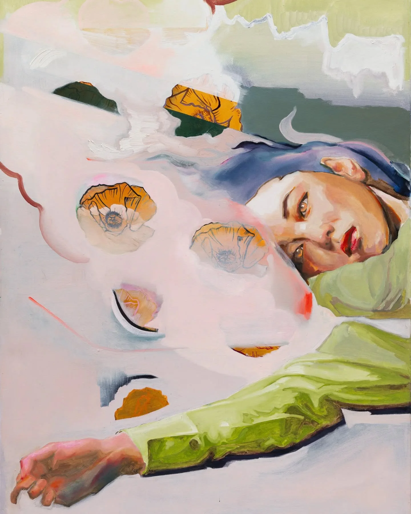 Sometimes, the line between what's real and what's floating around in my head gets a little blurry. This painting, &quot;Mriya&quot; (Ukrainian for &quot;dream&quot;), is a visual representation of that mental fuzziness. It's where the tangible world