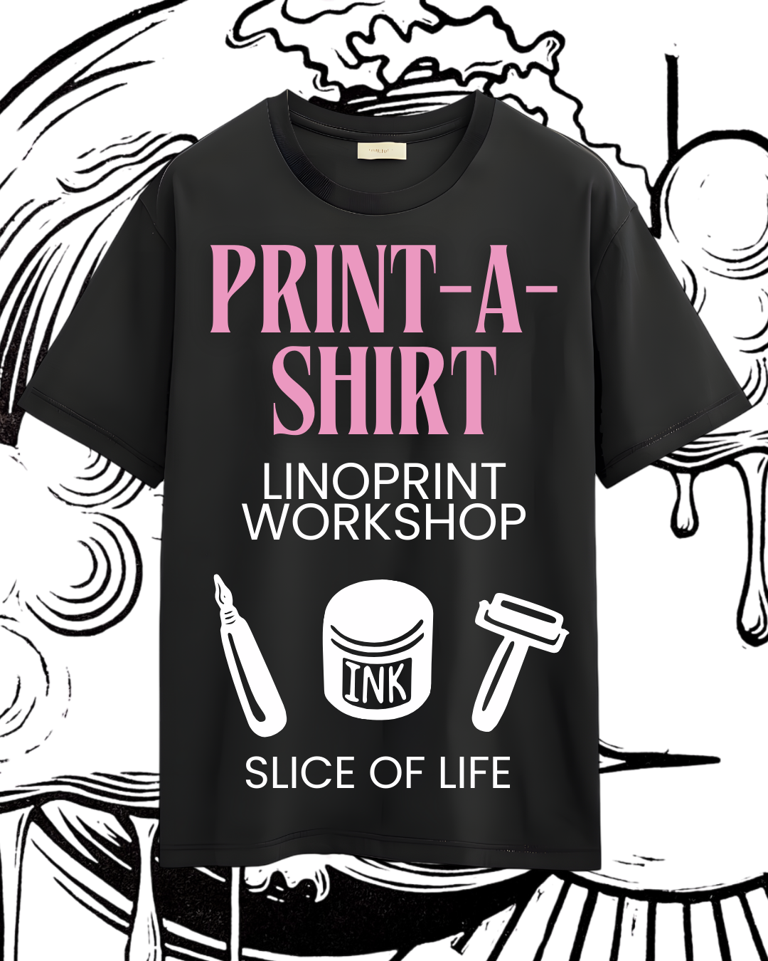 Print-A-shirt: Linoprint Workshop