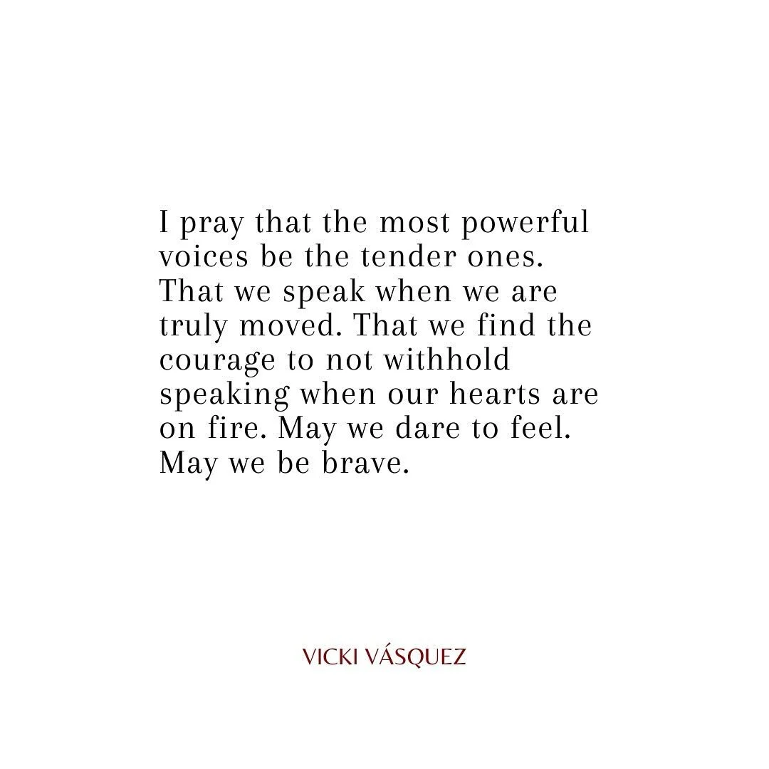 This is my hope in words for the tender-hearted.

May we dare. 

May we find the courage to honour the wisdom of our gentle hearts. 

V🫀

#mindfulness #peace #prayers #inspiration #heart