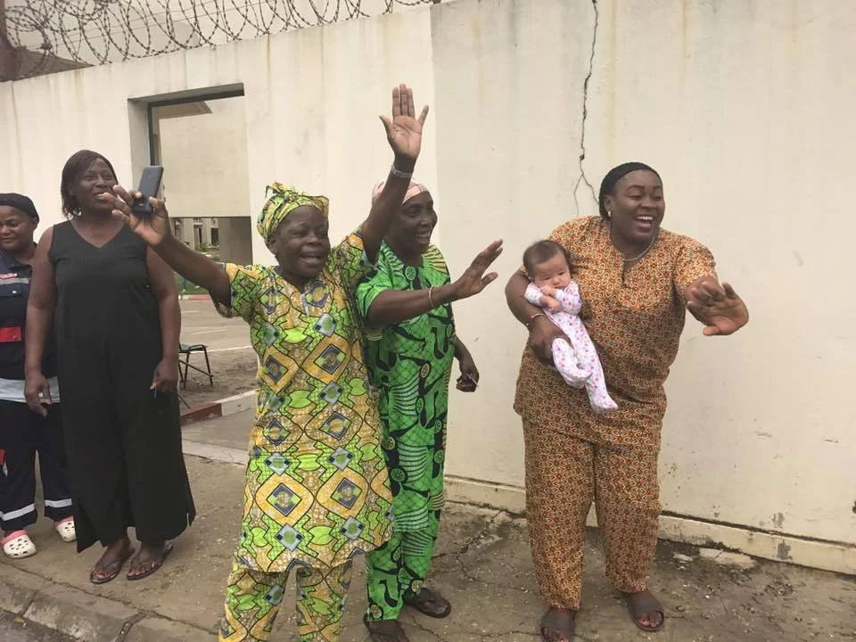 Compound in Congo, it takes a village