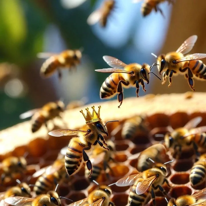 We're celebrating International Women's Day 2026 by highlighting our favorite ladies of the colony... the queen bee and worker bees. In early spring, the queen resumes egg laying after a long winter break, while the worker bees, which are now over 4 