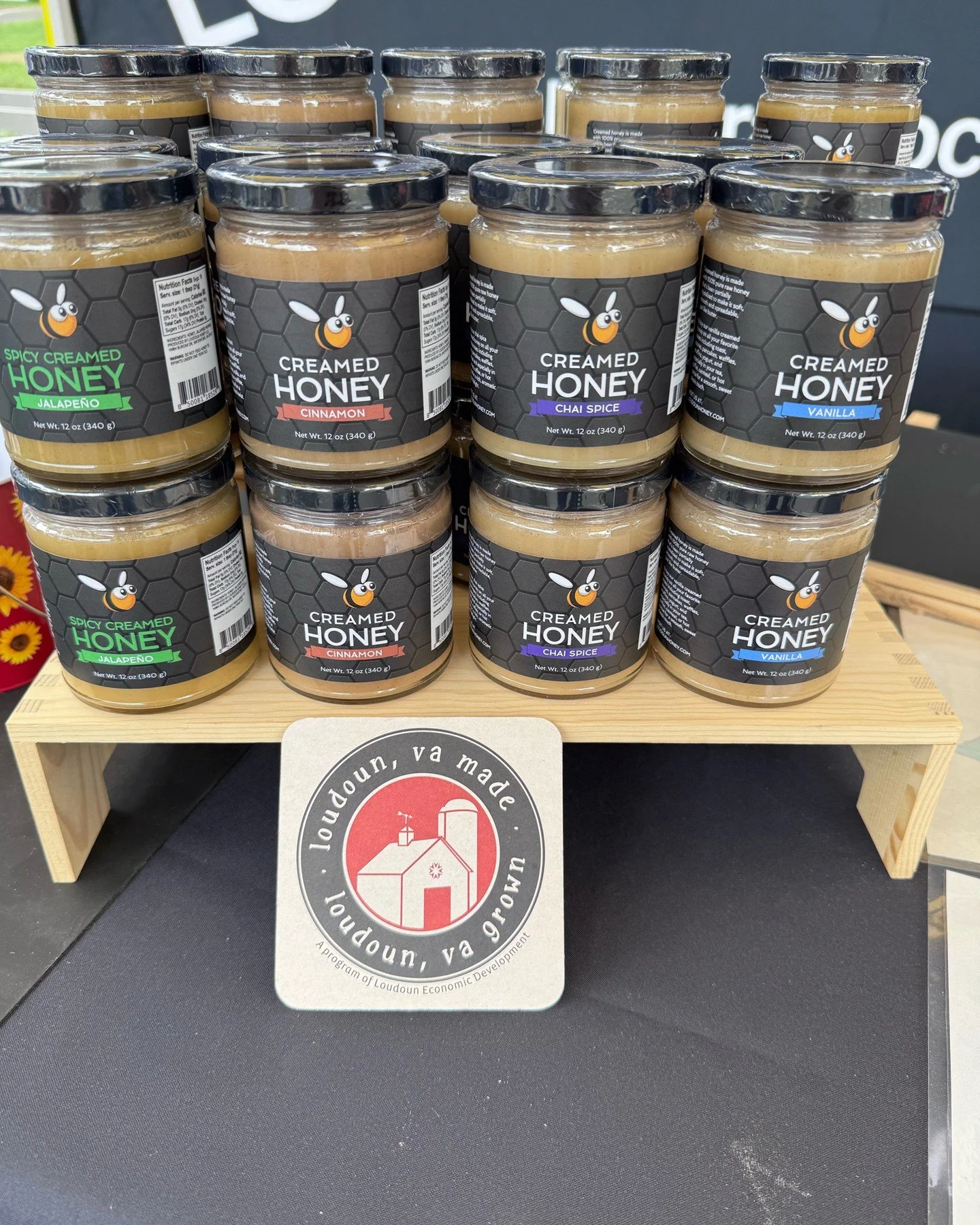Come try our delicious creamed honey flavors today from 11-5p at the Appalachian Trail festival in Hillsboro! We&rsquo;ve got new lavender and cayenne pepper flavors from the test kitchen to sample. #beekeeping #loudounfarms