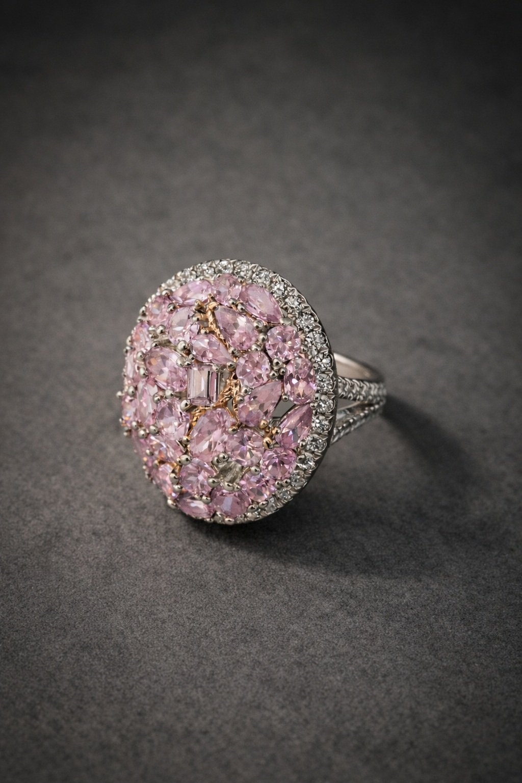 Dreamcatcher, a one-of-one pink diamond high jewelry ring from Gerard Rene’s In Your Dreams collection, designed as a future heirloom with a unique story and handcrafted details created for a single wearer.