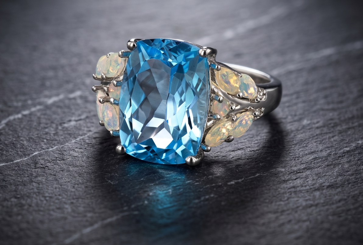 Gerard Rene bespoke morganite signature. Handcrafted emerald-cut gemstone in architectural 18k rose gold setting.