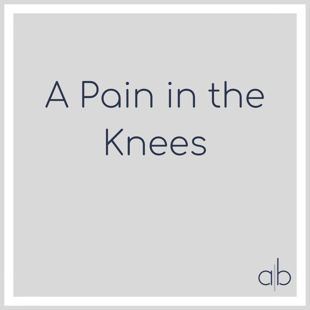A Pain in the Knees: what can be done for arthritis in the knees?
