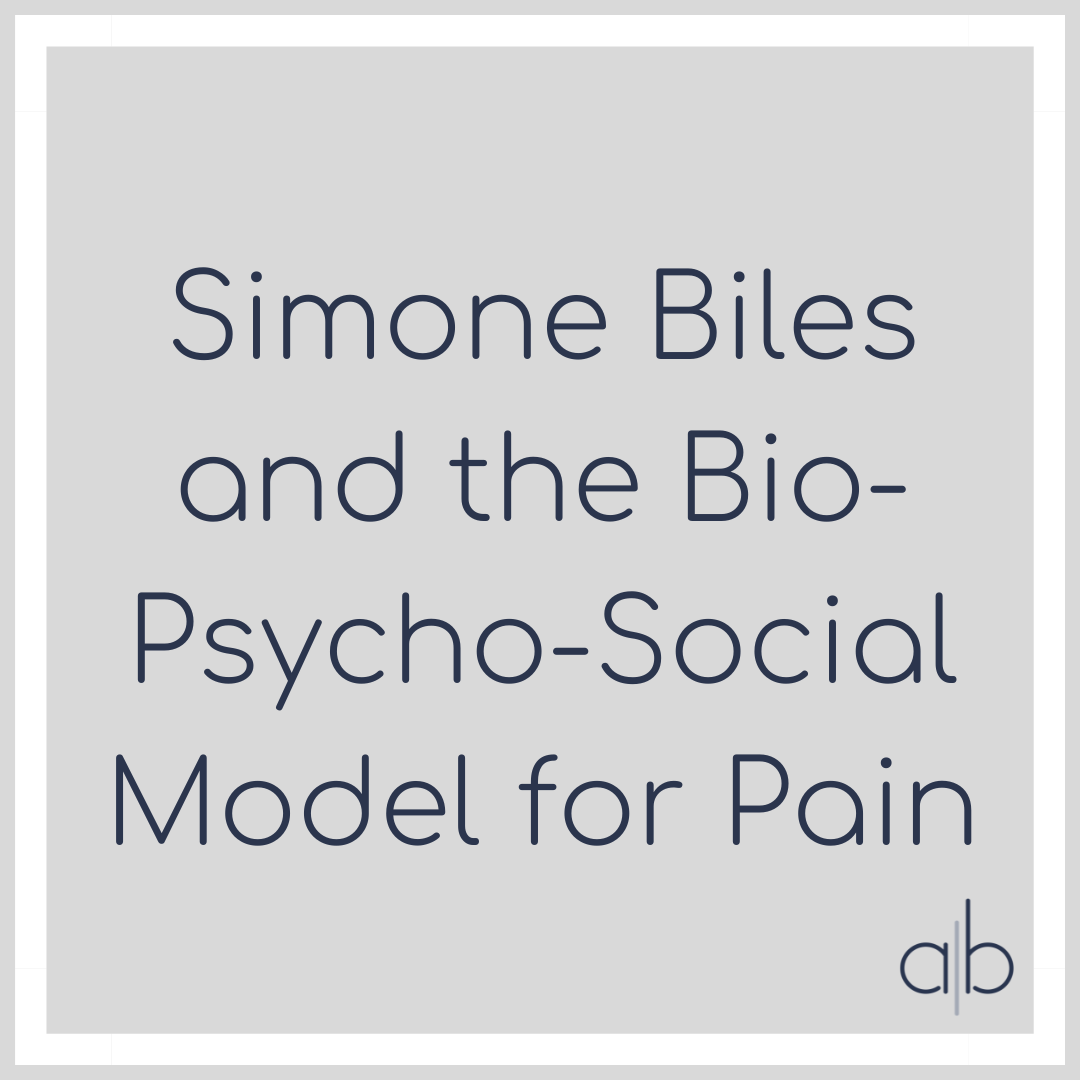 What Simone Biles Can Teach Us About Pain