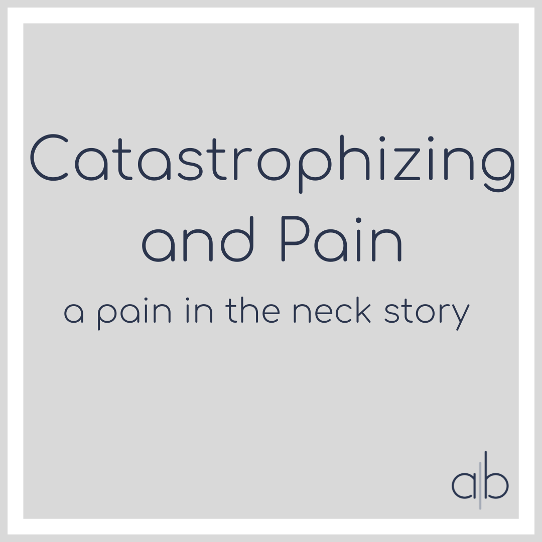 A Pain in the Neck Story: How to Avoid Catastrophe and Restore Function