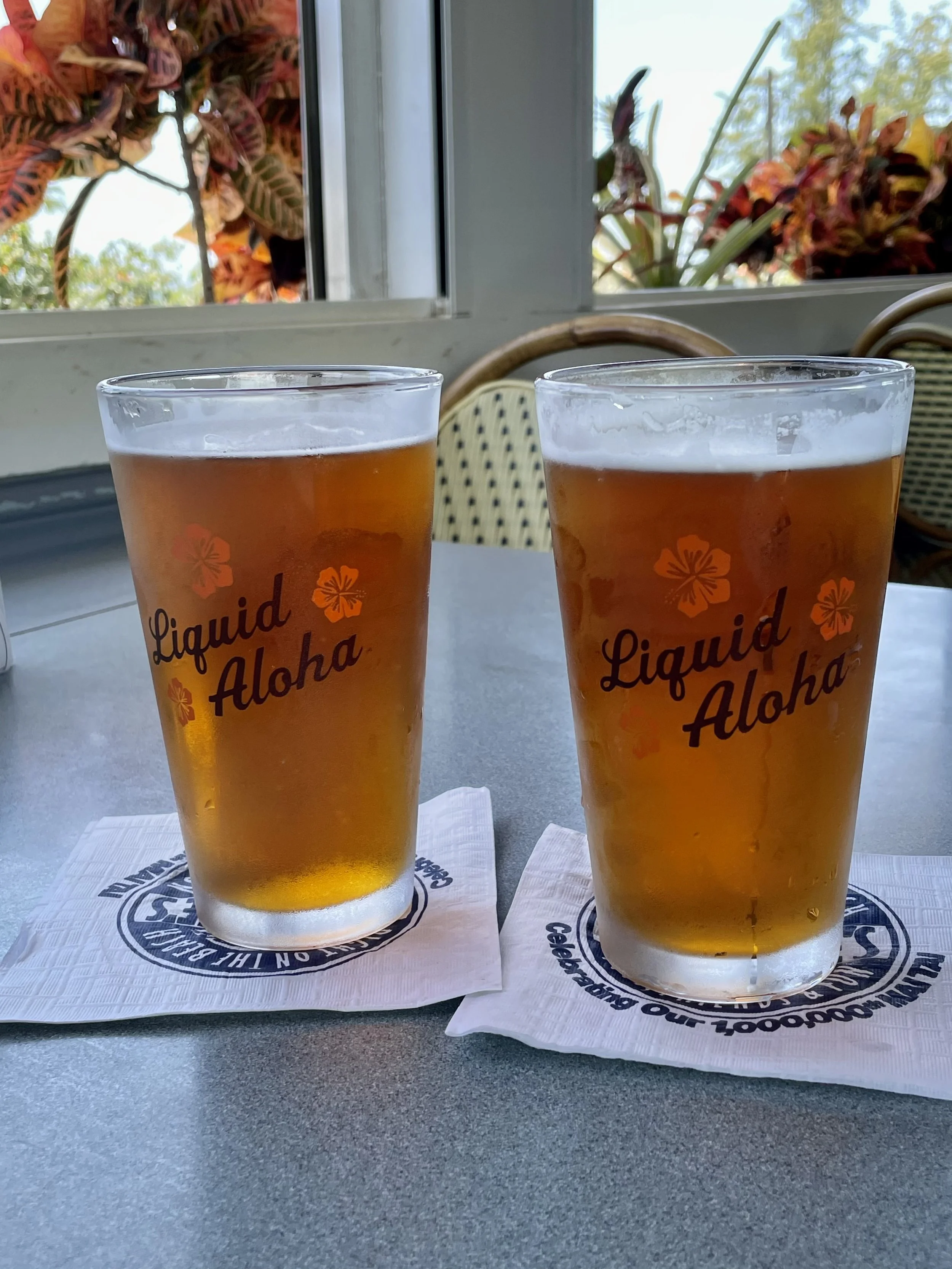 Aloha beers at Brenneckes: Kauai, Hawaii