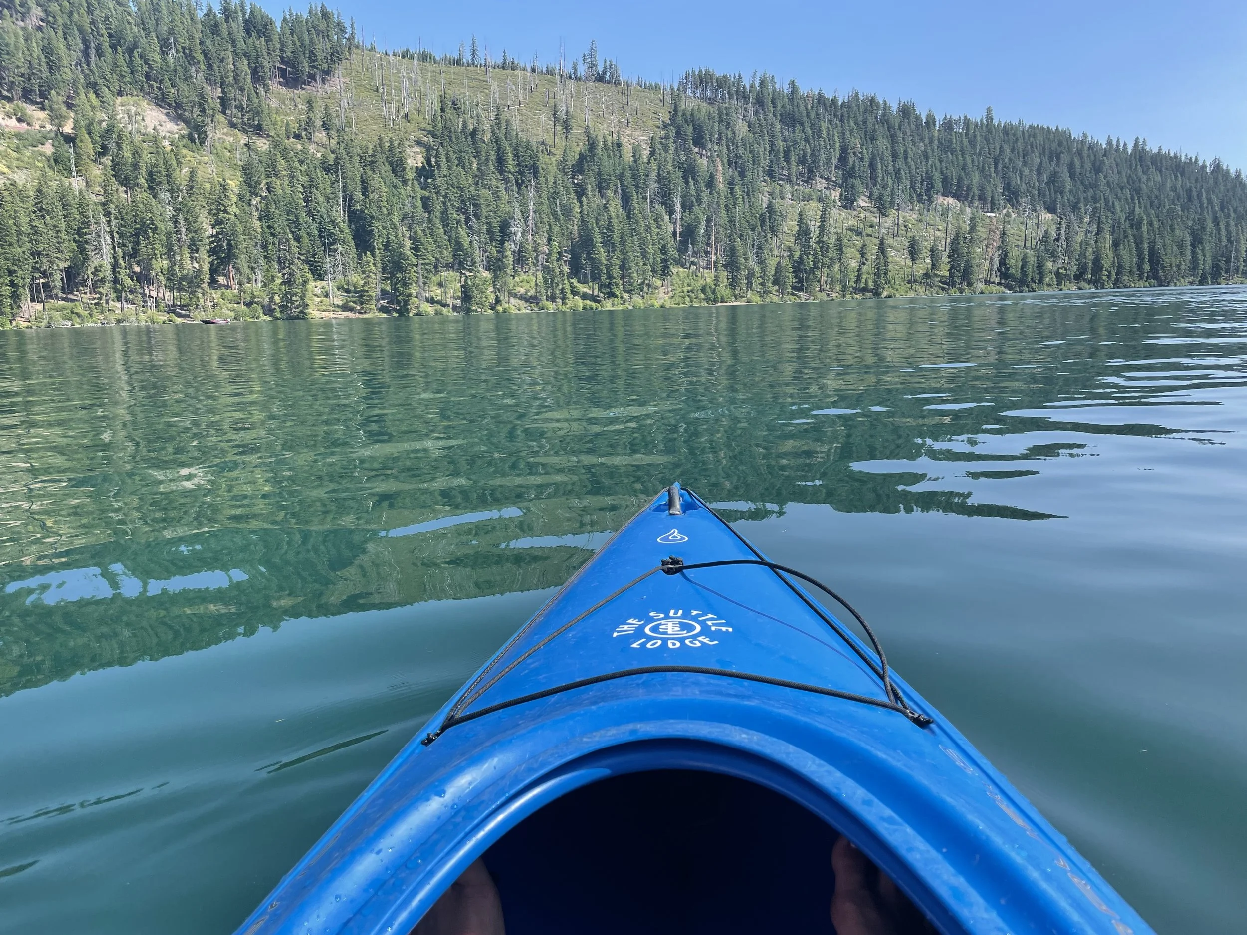Morning paddle on Suttle Lake: Sisters, Oregon