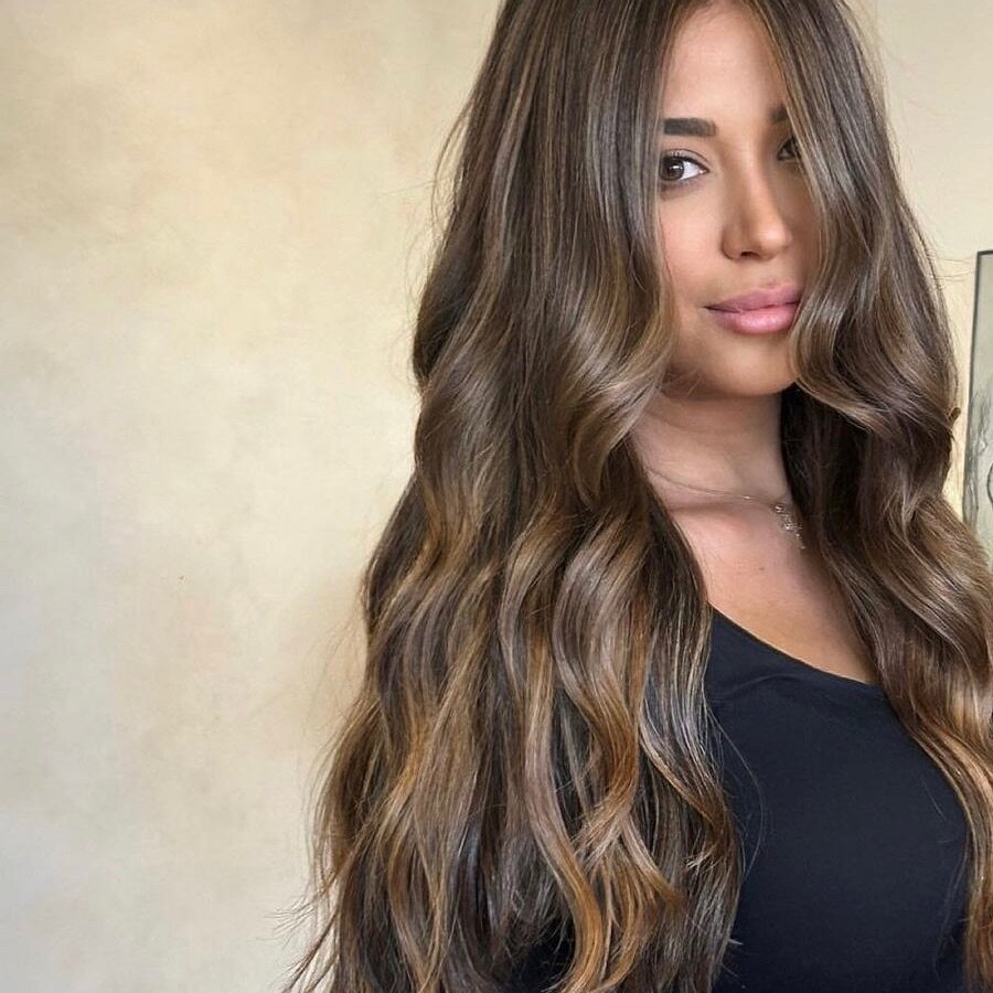 soft hair glam ✨ 
@hairbyjoceline is offering $250 lightening services for the month of February!! Don&rsquo;t pass this up!! 
.
.
.
.
.
#richbrunette #hairtrends #hairtrends2023 #milbon #Businessowner #redlandsbusinessowner #livedinbalayage #redland