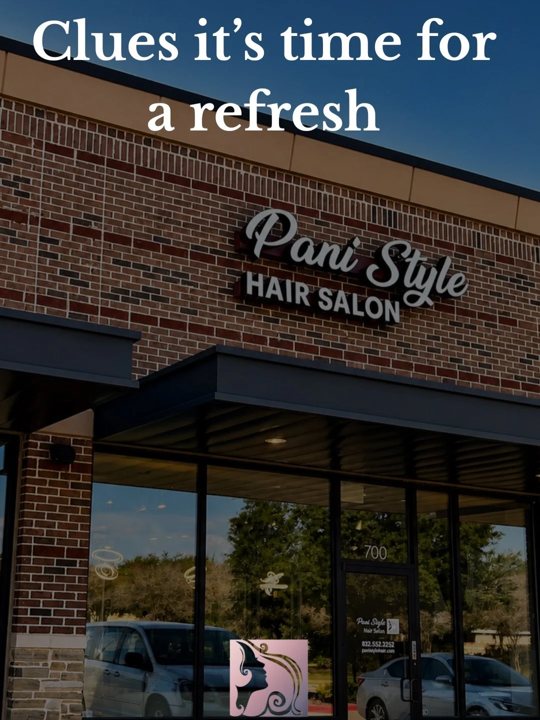 Clues It&rsquo;s Time for a Refresh ✨

From extensions and blonding to facials, Brazilian Blowouts &amp; keratin treatments, staying on top of maintenance keeps your results looking fresh, healthy, and beautiful.

Don&rsquo;t wait until you&rsquo;re 