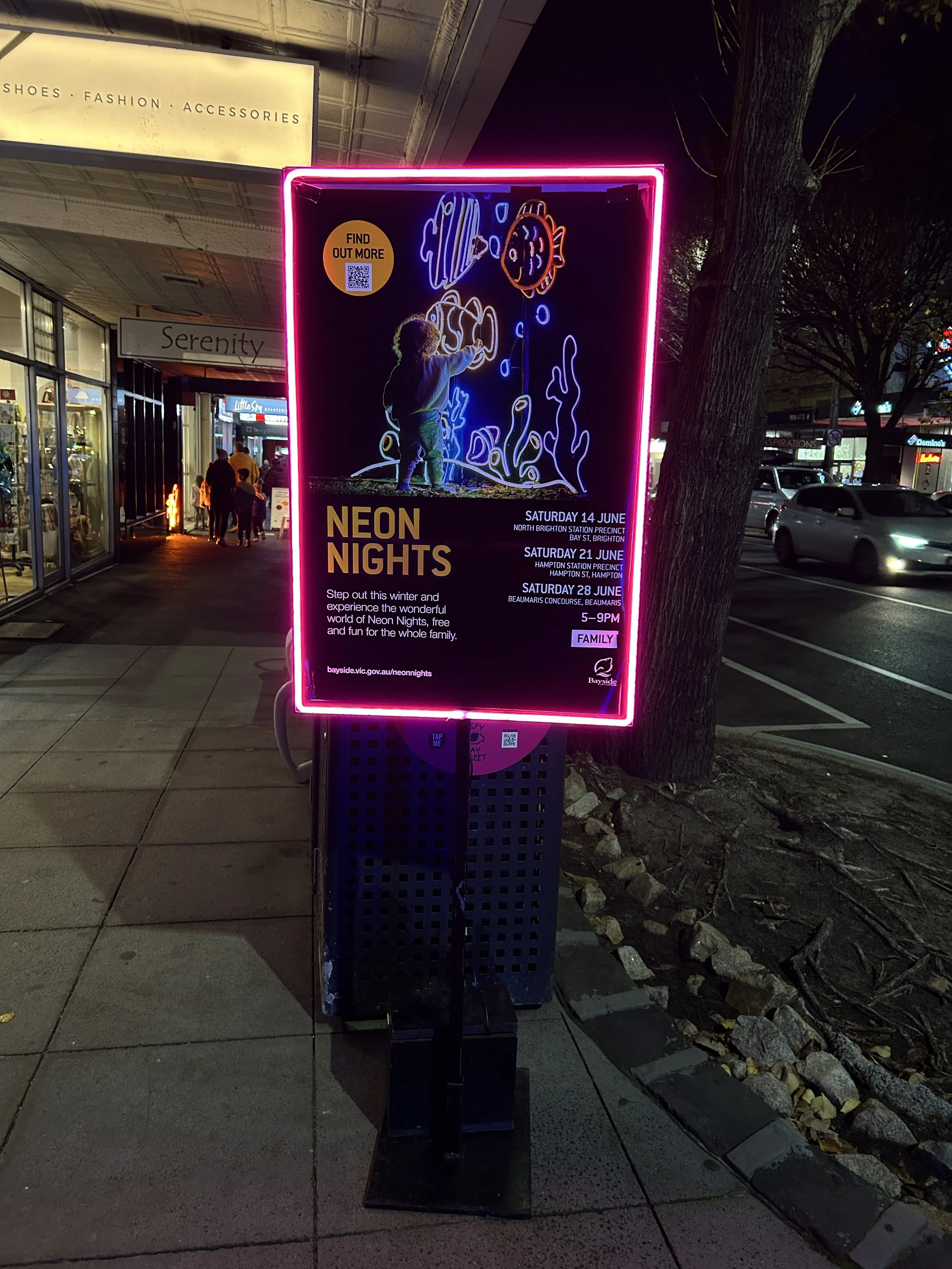 Neon Poster Fames