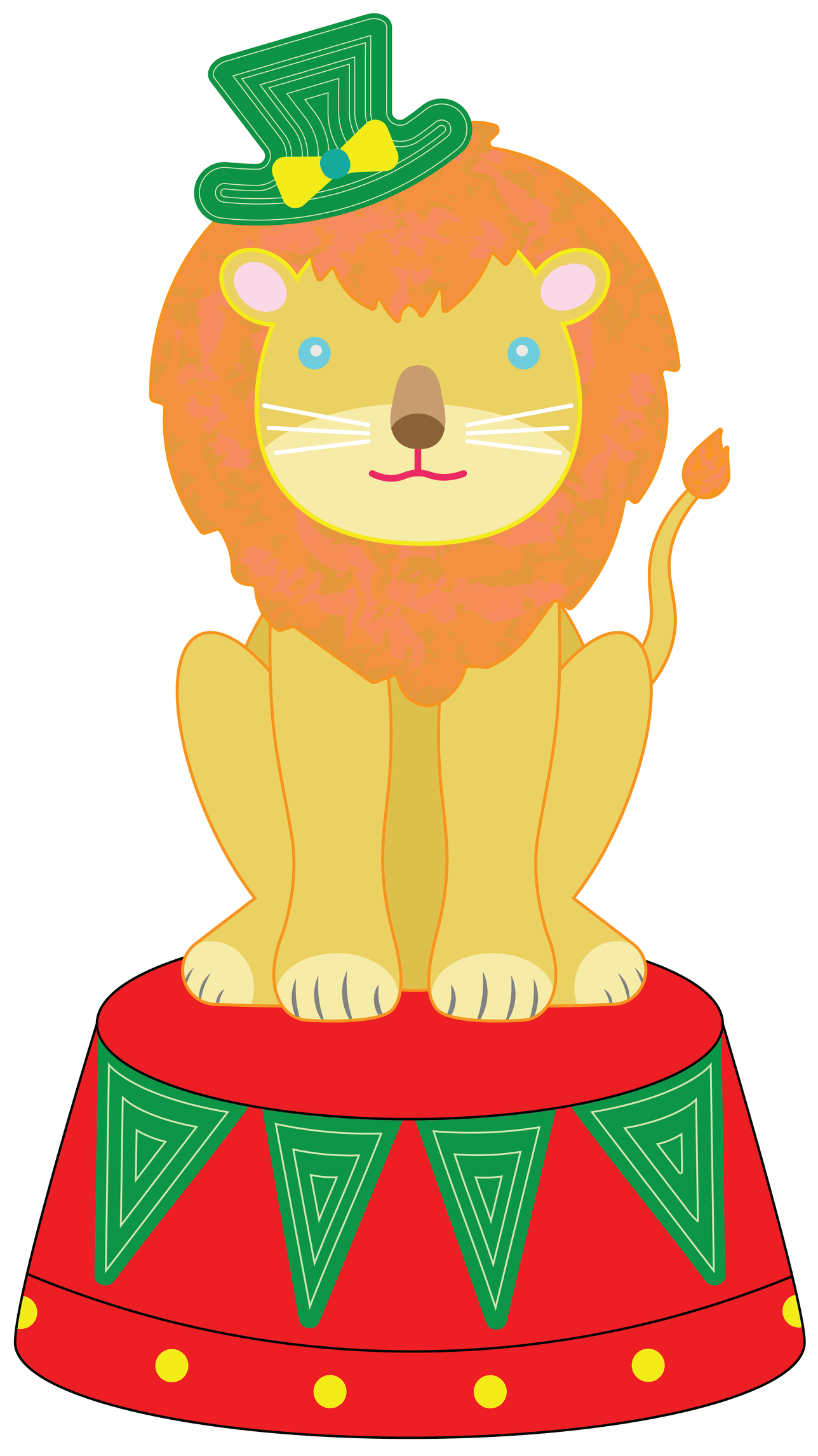 LION ON PODIUM - FINAL DESIGN
