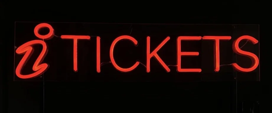 iTicket Sign
RGB (colour-changing)
120 W x 29.5 H