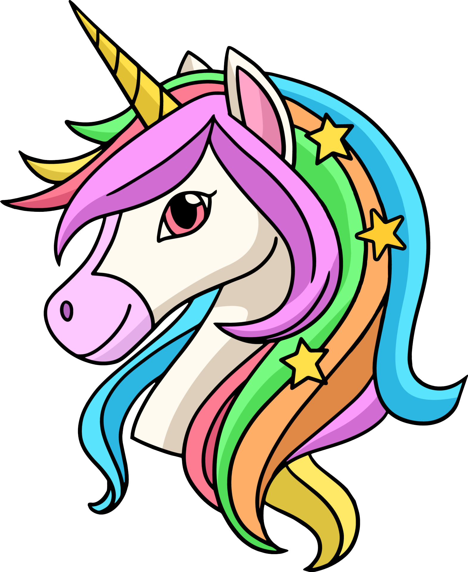 Giant Unicorn Face (Design Mock Up)