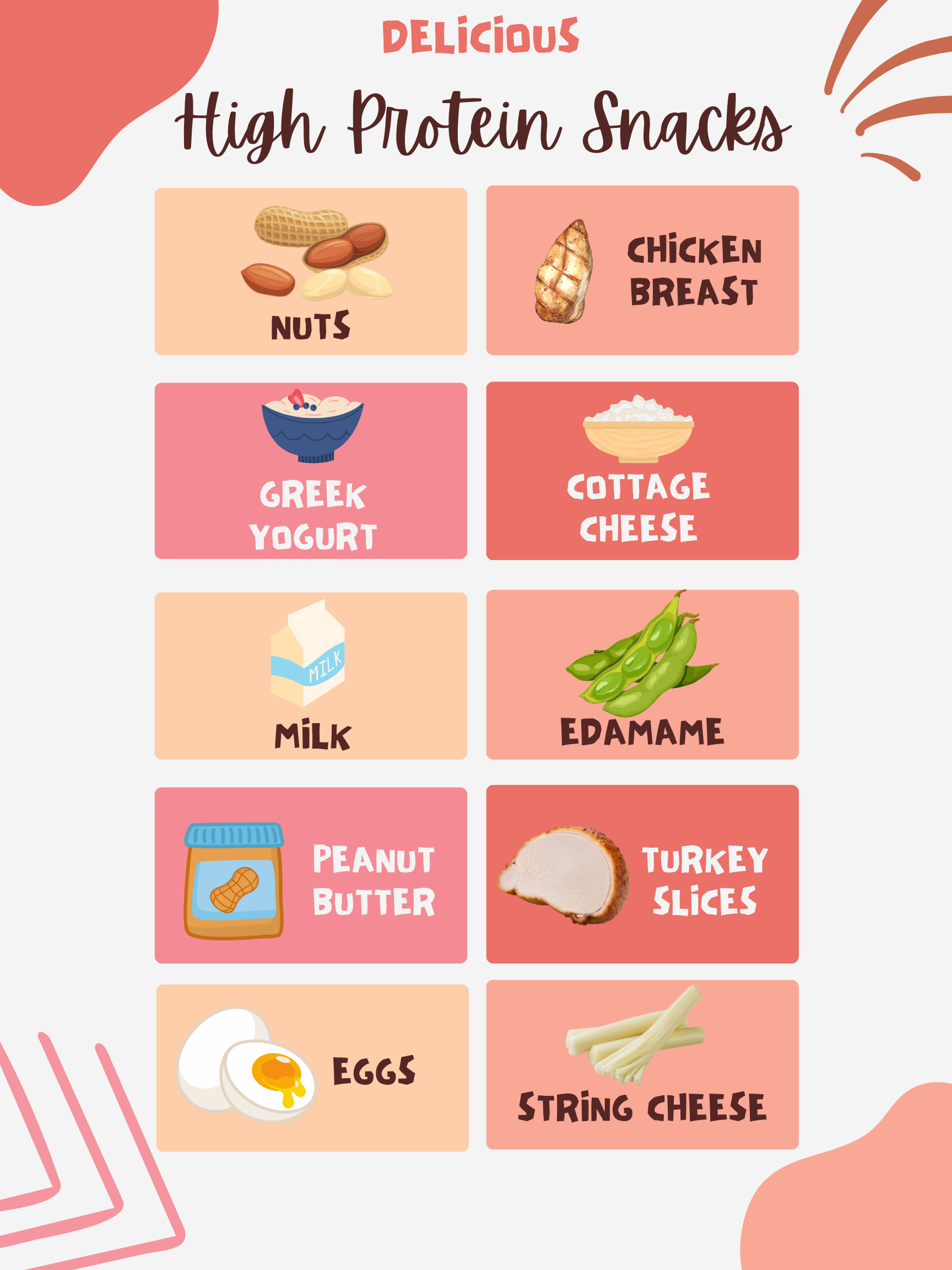 High protein snacks!