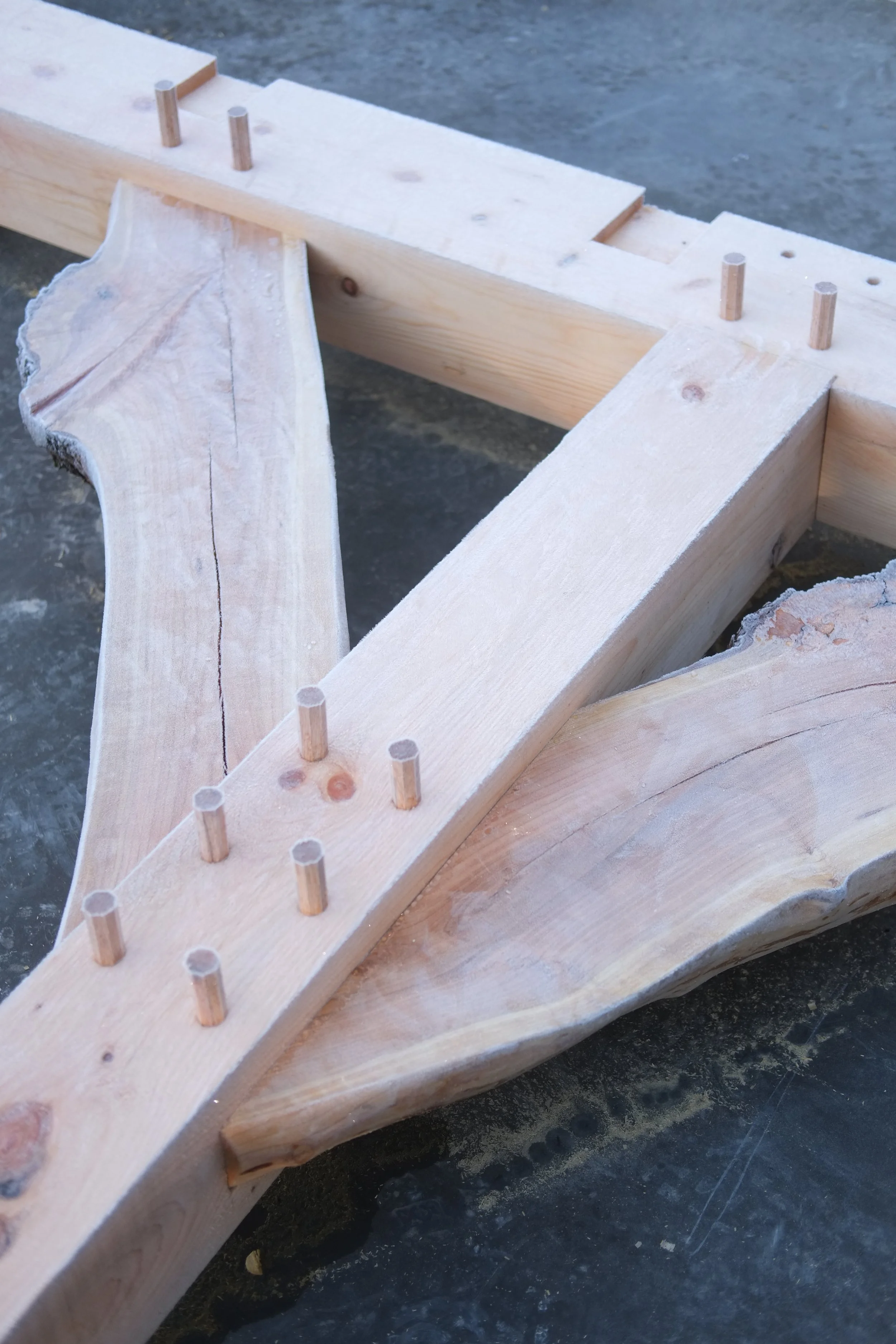 It was a frosty start on raising day.