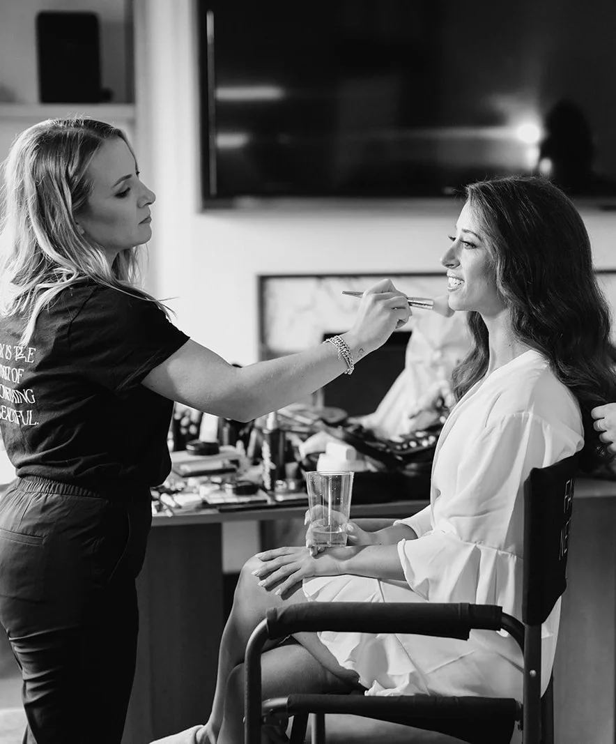 Classy, timeless, personalized wedding hair and makeup service